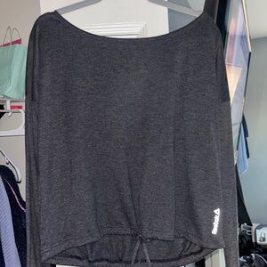 Reebok Women's Charcoal Gray Long Sleeve